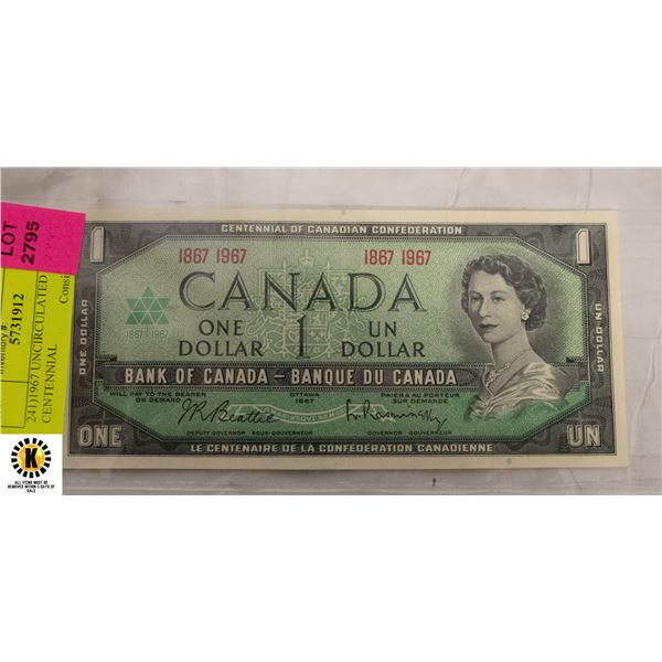 241)1967 UNCIRCULATED CANADA CENTENNIAL