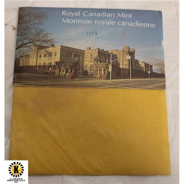 45)1970 AND 1973 $1,.50,.25,.10,.05,01 CANADIAN