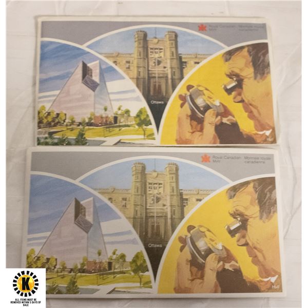 50)1983 AND 1984 $1,.50,.25,.10,.05,01 CANADIAN