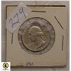 Image 1 : 279)1964 AMERICAN SILVER QUARTER