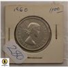 Image 1 : 280)1960 CANADIAN SILVER HALF DOLLAR