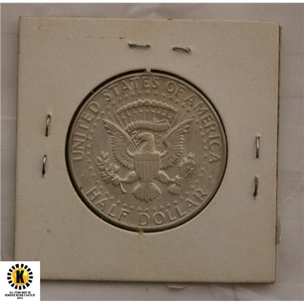 285)1965 AMERICAN SILVER HALF DOLLAR