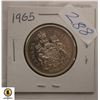 Image 1 : 288)1965 CANADIAN SILVER HALF DOLLAR