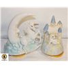 Image 1 : PAIR OF VINTAGE MUSICAL UNICORNS