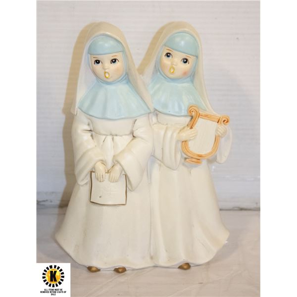 VINTAGE GIRL CHOIR FIGURINE