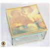 Image 1 : VINTAGE GLASS CHERUB JEWELRY BOX