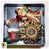 Image 1 : BOX OF VINTAGE CHRISTMAS BROOCHES