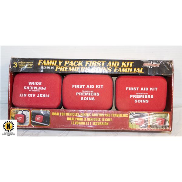 NEW FAMILY PACK FIRST AID KIT