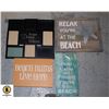 Image 1 : BOX OF BEACH LIFE WALL ART AND FRAMES