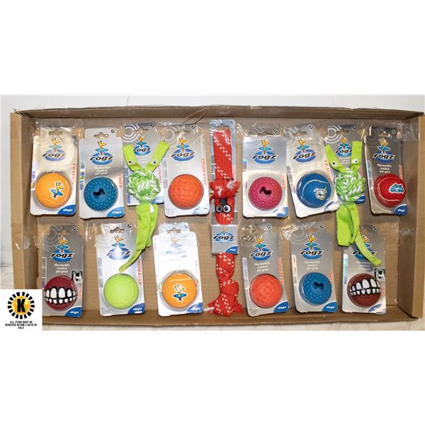 15 MEDIUM DOG TOYS