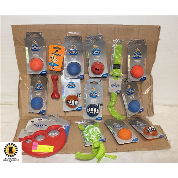 14 SMALL DOG TOYS