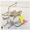 Image 1 : 6 LADIES SILVER COLOURED SPURS