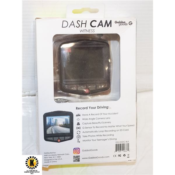 NEW DASH CAM IN BOX