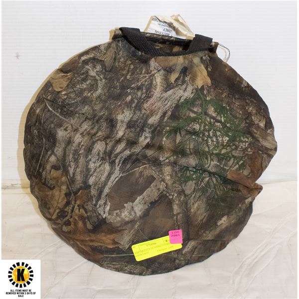 CAMO HEATED HUNTING CUSHION. NEVER USED