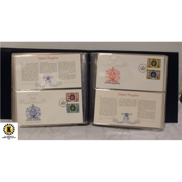 1977 THE QUEENS SILVER JUBILEE STAMP COLLECTION