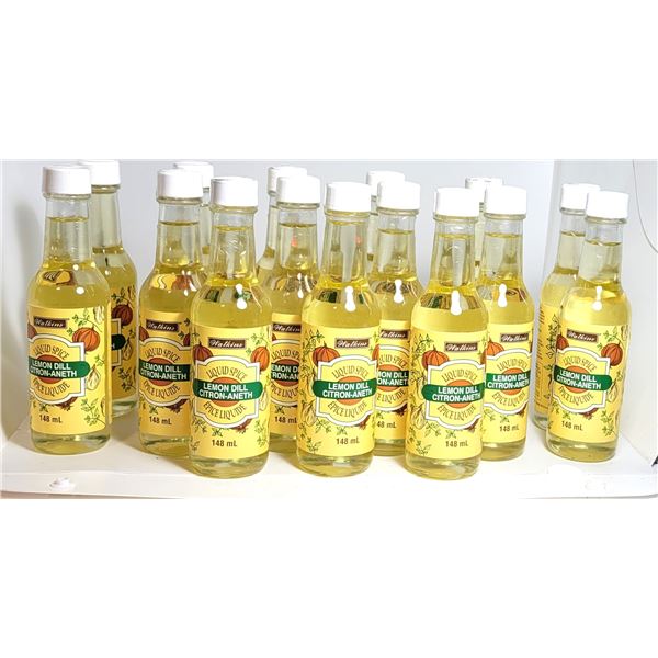 3)  LOT OF 15 GENUINE WATKINS LEMON-DILL LIQUID SP