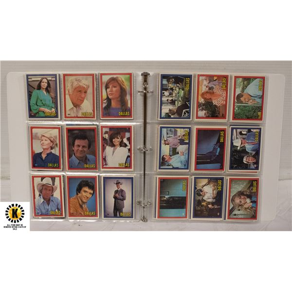 BINDER OF DALLAS COLLECTOR CARDS