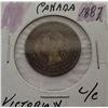 Image 1 : 11) CANADIAN 1887 QUEEN VICTORIA LARGE PENNY.