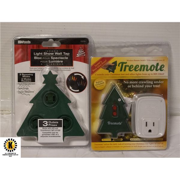 NEW SEALED INDOOR LIGHT SHOW WALL TAP + NEW SEALED