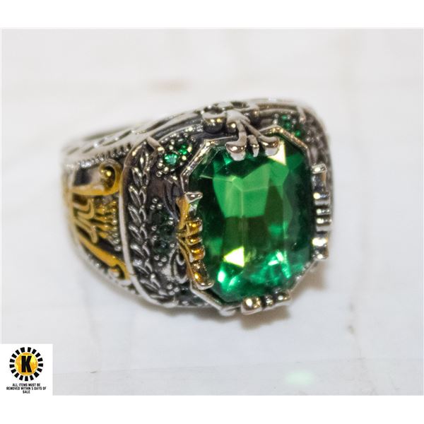 SILVER FILLED WOMEN PARTY RING CUBIC