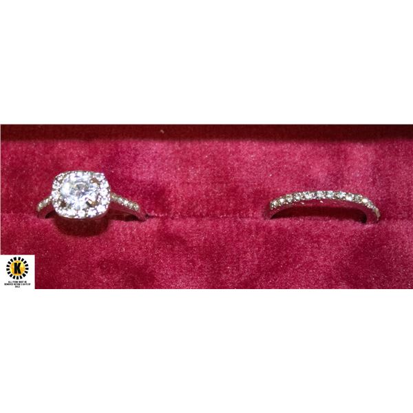WOMEN'S ZIRCON FASHION RING SET SIZE 6