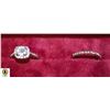 Image 1 : WOMEN'S ZIRCON FASHION RING SET SIZE 6