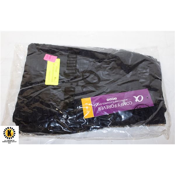 BLACK SML TIKTOK LEGGINGS HIGH WAIST