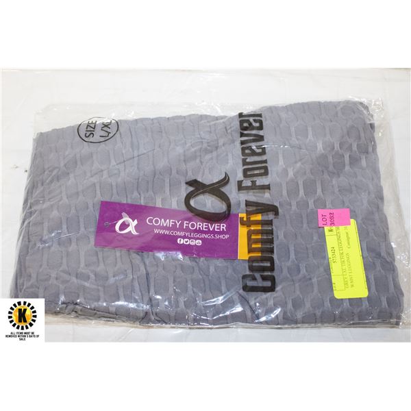 GREY LXL TIKTOK LEGGINGS HIGH WAIST LEGGINGS