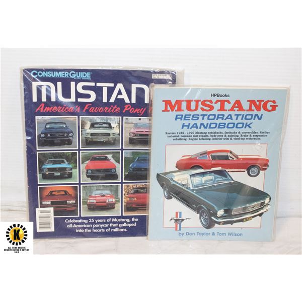 2 MUSTANG BOOKS