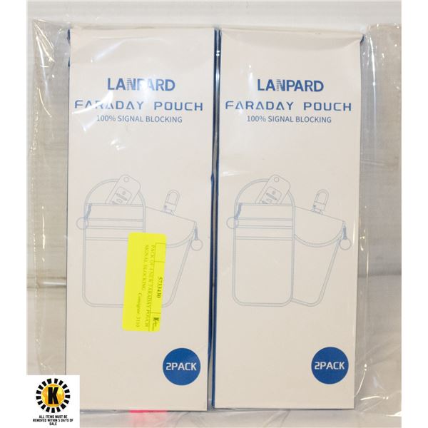 PACK OF 4 NEW FARADAY POUCH SIGNAL