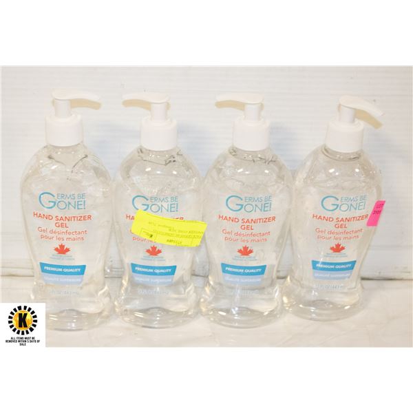4 PACK GERMS BE GONEHAND SANITIZER 433ML NEW