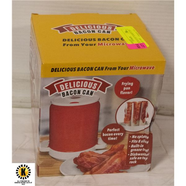 BULBHEAD PLASTIC YUMMY CAN BACON RED AND