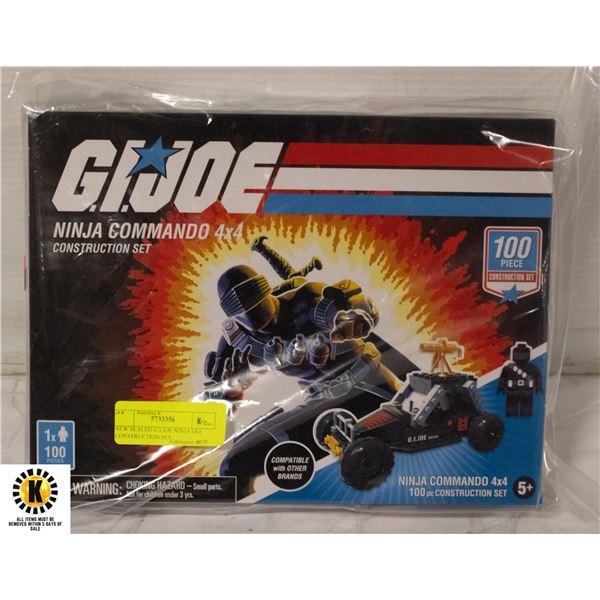 NEW SEALED G.I.JOE NINJA 4X4 CONSTRUCTION SET