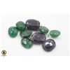 Image 1 : #50-GREEN EMERALD & SAPPHIRE  GEMSTONE 89.85 CT