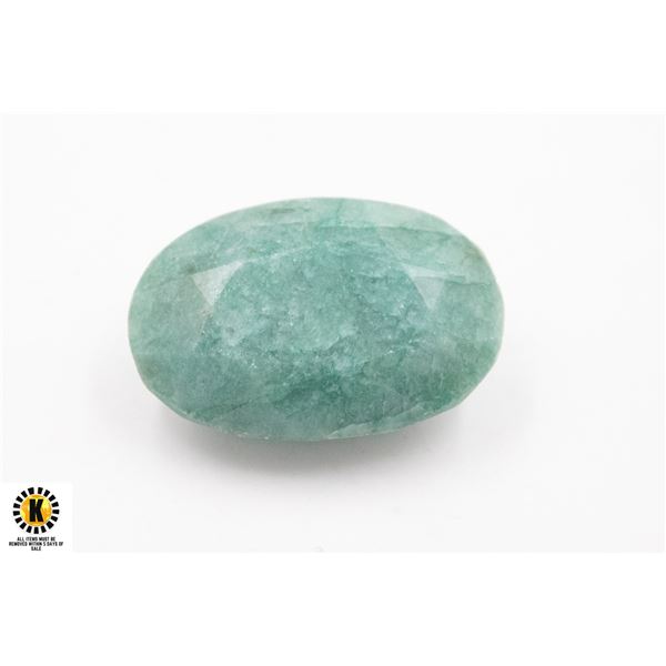 #46-GREEN EMERALD GEMSTONE 57.50 CT