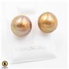 Image 1 : #196-NATURAL AKOYA PEARL STUD EARRINGS