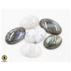 Image 1 : #10-NATURAL MOONSTONE & LABRADORITE 123.65CT