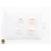 Image 1 : #223-NATURAL AKOYA PEARL STUD EARRINGS /2 PAIRS