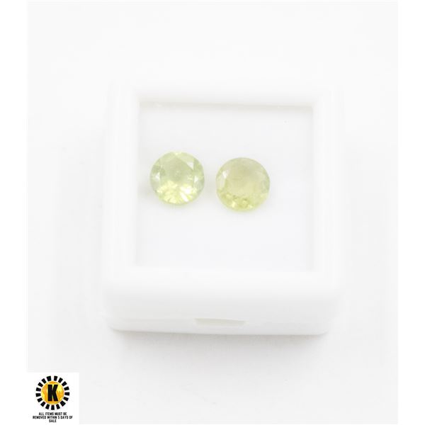 #343-UNHEATED GREEN PERIDOT GEMSTONE 2.85 CT
