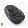 Image 1 : #318-NATURAL BLACK OBSIDIAN  PENANT