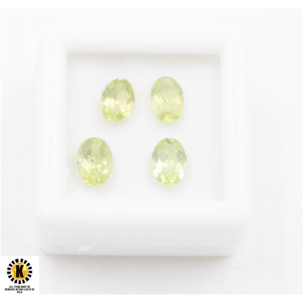 #347-UNHEATED GREEN PERIDOT GEMSTONE 3.45 CT