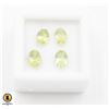 Image 1 : #347-UNHEATED GREEN PERIDOT GEMSTONE 3.45 CT