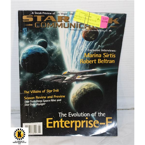 STAR TREK COMMUNICATOR MAGAZINE #113
