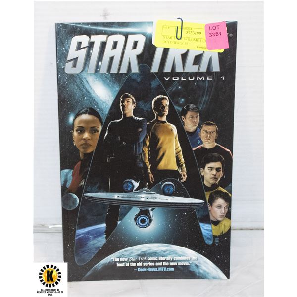 STAR TREK VOLUME 1 COMIC OCTOBER 2015