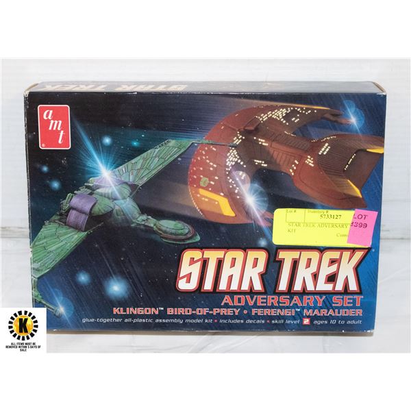 STAR TREK ADVERSARY SET MODEL KIT