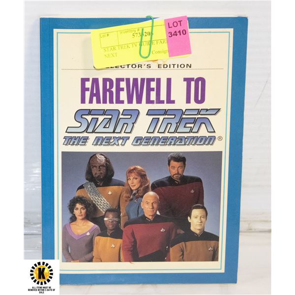 STAR TREK TV GUIDE FAREWELL TO NEXT
