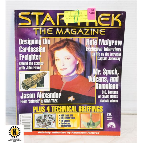 STAR TREK MAGAZINE PARAMOUNT PICTURES
