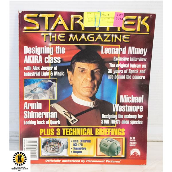 STAR TREK MAGAZINE PARAMOUNT PICTURES