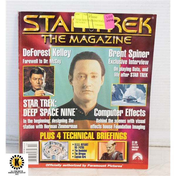 STAR TREK MAGAZINE PARAMOUNT PICTURES