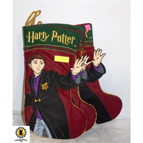 3 HARRY POTTER STOCKINGS